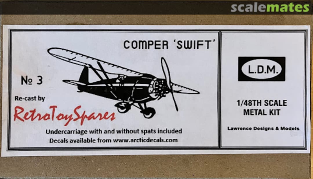 Boxart Comper Swift 3 RetroToySpares Boxart Comper Swift 3 RetroToySpares