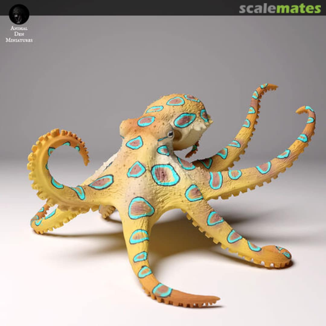 Boxart Blue ringed octopus - type 2 - 12,5-15 mm 99161108-12 EMP3d Boxart Blue ringed octopus - type 2 - 12,5-15 mm 99161108-12 EMP3d