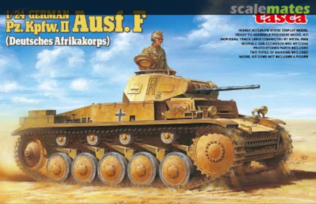 Boxart Panzerkampfwagen II Ausf.F 24-002 Tasca Boxart Panzerkampfwagen II Ausf.F 24-002 Tasca