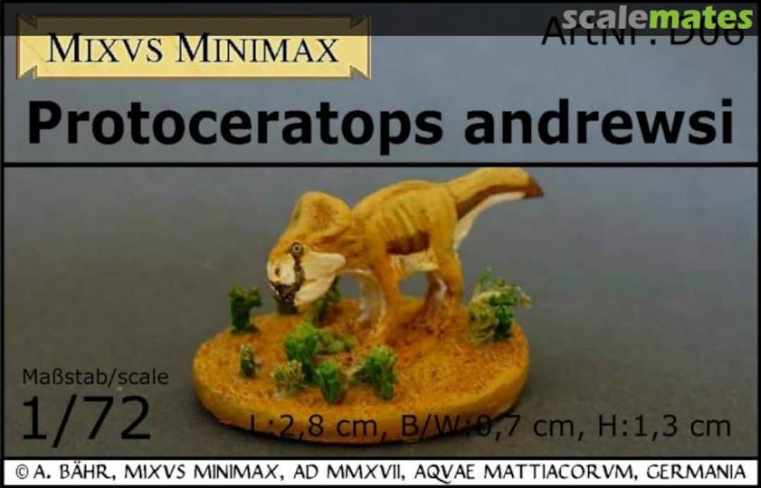Boxart Protoceratops andrewsi D06 Mixvs Minimax Boxart Protoceratops andrewsi D06 Mixvs Minimax