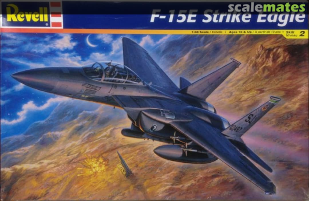 Boxart F-15E Strike Eagle 85-5511 Revell Boxart F-15E Strike Eagle 85-5511 Revell