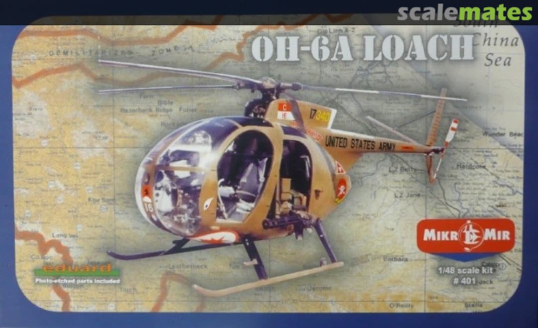 Boxart OH-6A Loach #401 MikroMir Boxart OH-6A Loach #401 MikroMir