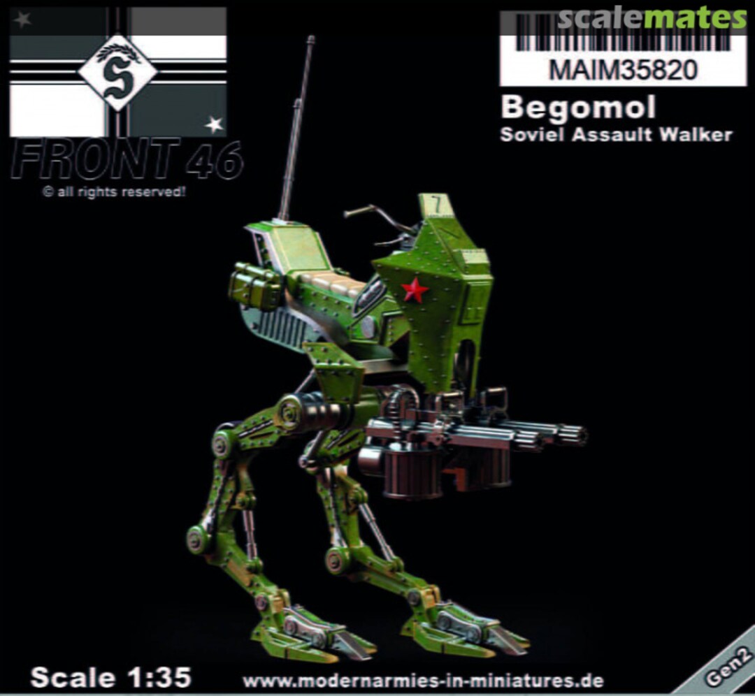 Boxart Bogomol - Soviet Assault Walker MAIM35820 MAiM Boxart Bogomol - Soviet Assault Walker MAIM35820 MAiM