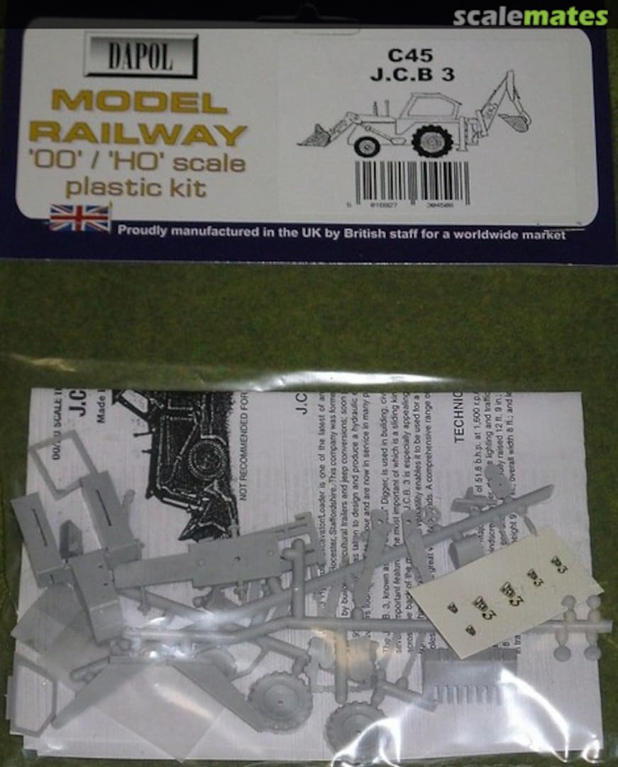 Boxart J.C.B 3 C45 Dapol Boxart J.C.B 3 C45 Dapol