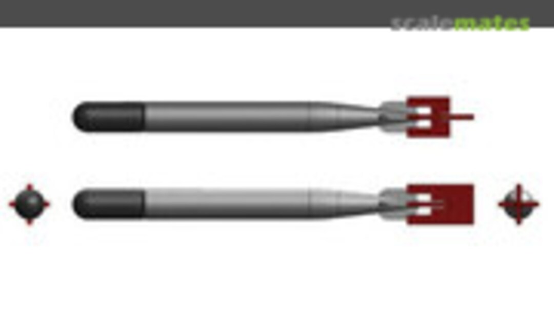 1:700 Type 91 Torpedo Kai-II (10pcs) (Adlers Nest ANN-0015) ANN-0015