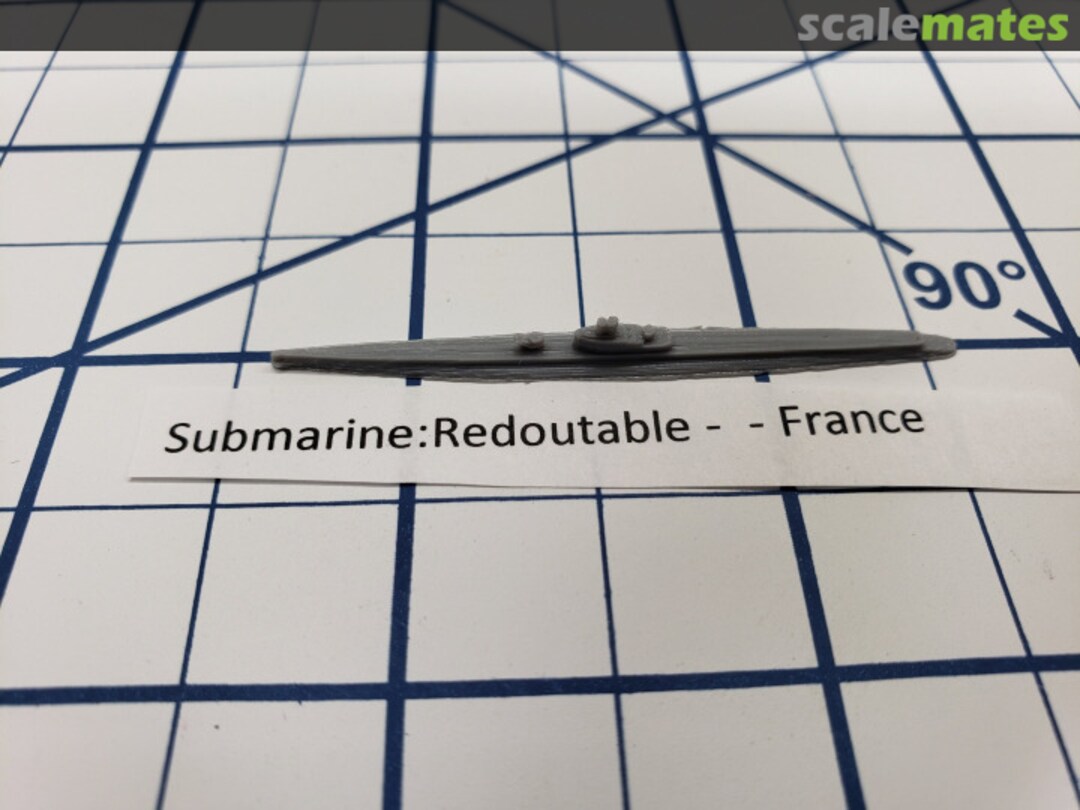 Boxart Submarine - Redoutable class (1928) 1200-Redoubtable XP Forge
