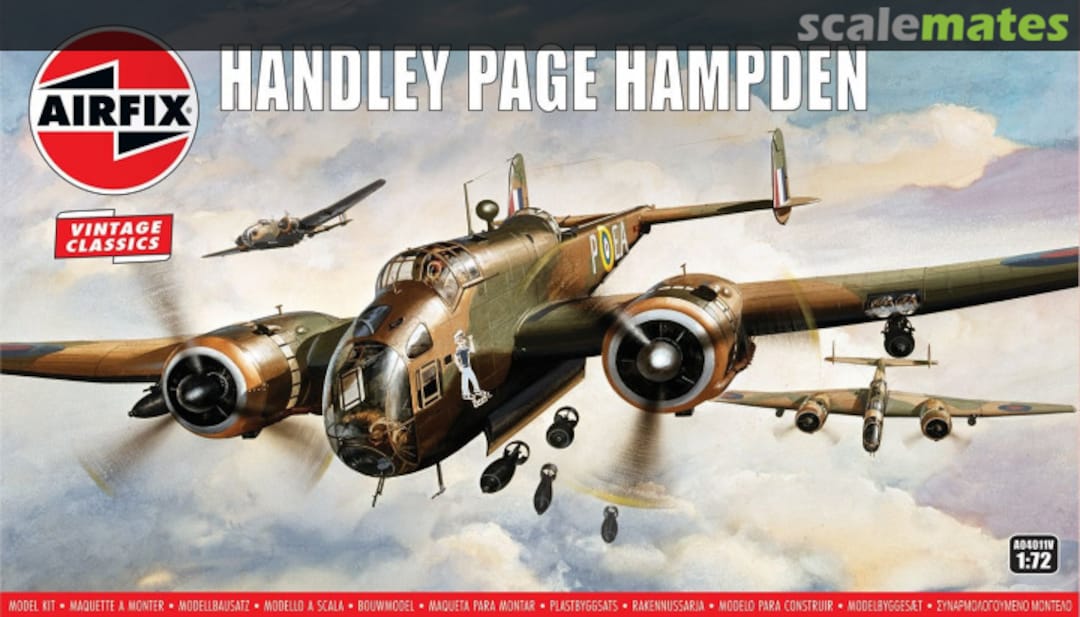 Boxart Handley Page Hampden A04011V Airfix
