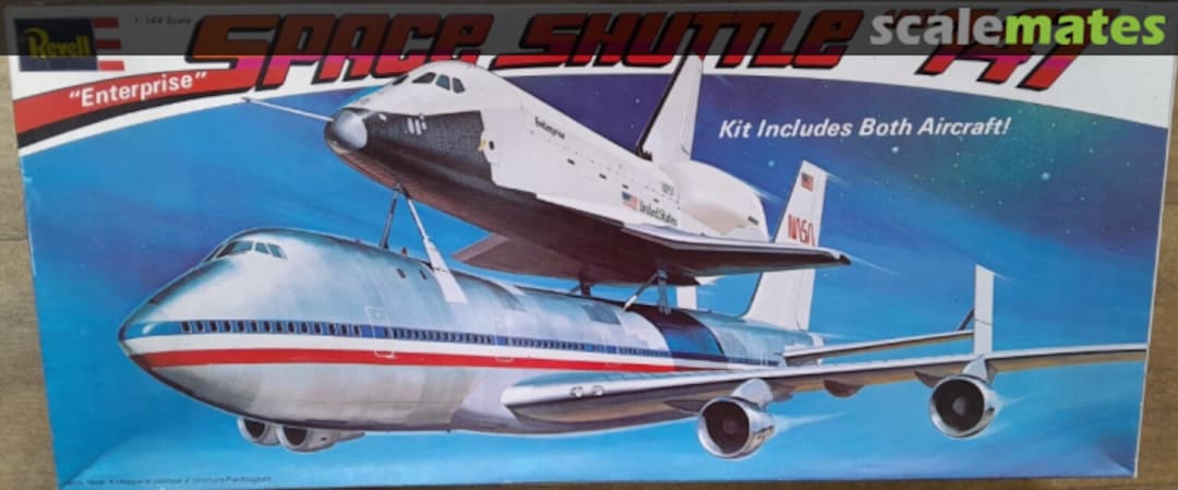 Boxart Space Shuttle and 747 H-177 Revell Boxart Space Shuttle and 747 H-177 Revell