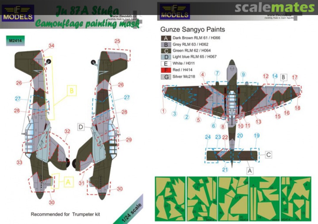 Boxart Ju 87A Stuka M2414 LF Models Boxart Ju 87A Stuka M2414 LF Models