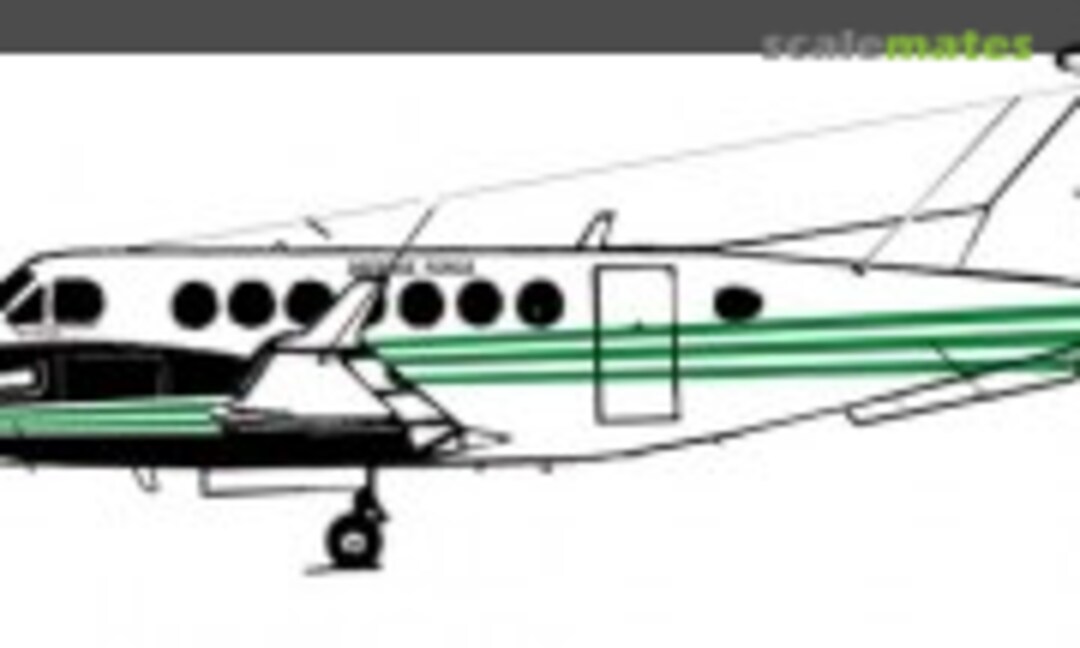 1:72 Beech King Air 350 Bahamas Defense (Aircraft in Plastic AIPD-92) AIPD-92