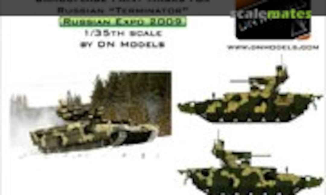 1:35 Camo Paint Masks for Russian BMPT Terminator (DN Models 35/827-035) 35/827-035