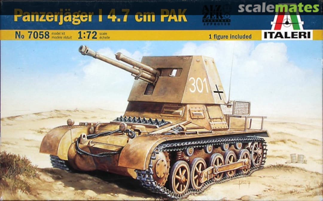 Boxart Panzerjäger I 4,7cm Pak 7058 Italeri Boxart Panzerjäger I 4,7cm Pak 7058 Italeri