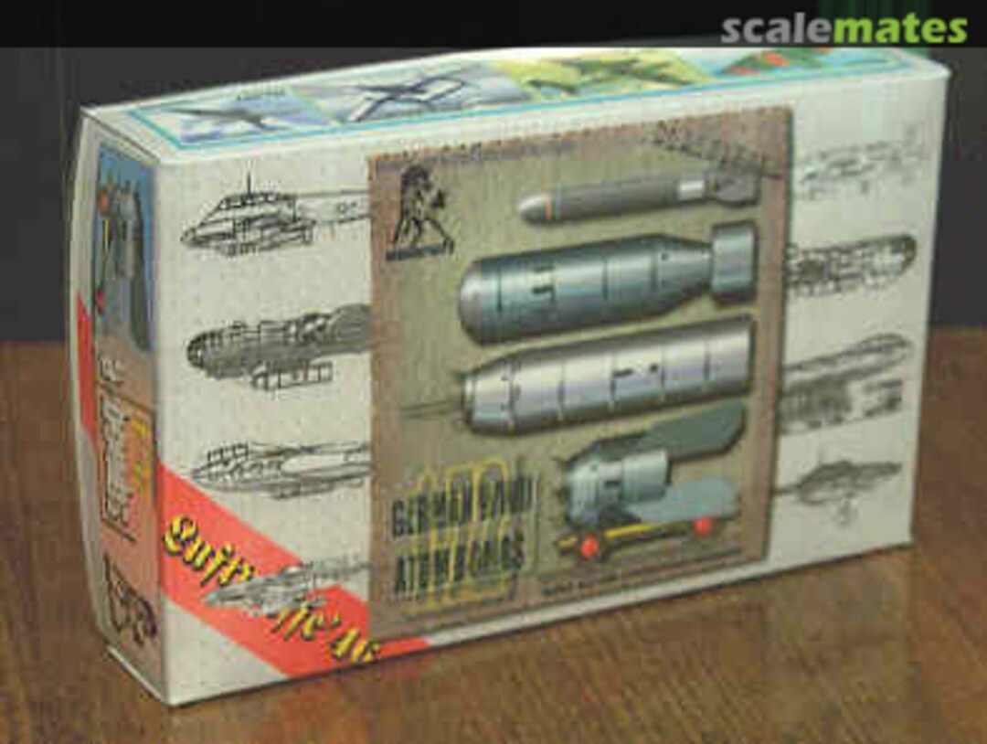 Boxart German WWII Atom Bombs Set Unicraft Models Boxart German WWII Atom Bombs Set Unicraft Models