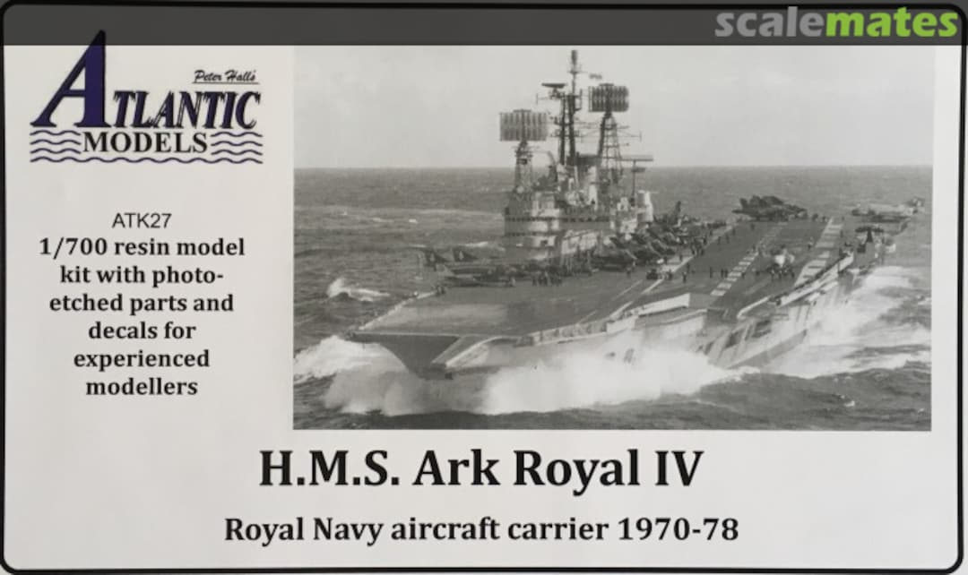 Boxart HMS Ark Royal IV ATK27 Atlantic Models Boxart HMS Ark Royal IV ATK27 Atlantic Models