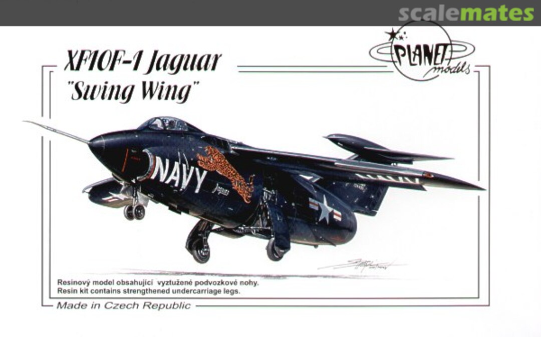 Boxart XF10F-1 Jaguar "Swing Wing" PLT171 Planet Models
