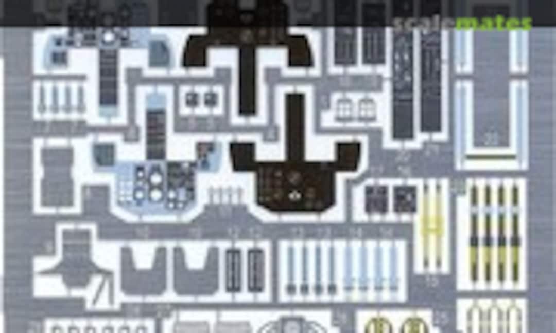 1:48 JASDF T-4 Photoetched Parts (Platz M48-9) M48-9