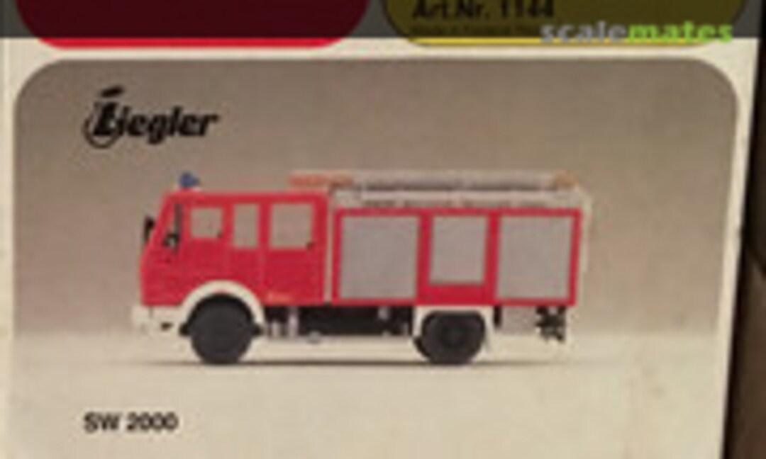 Schlauchwagen SW 2000 Ziegler/MB 1019 AF/36 (Preiser 1144)