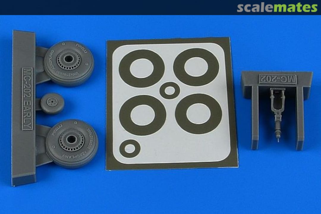 Boxart Macchi Mc.202 early wheels & Paint Mask 4808 Aires Boxart Macchi Mc.202 early wheels & Paint Mask 4808 Aires
