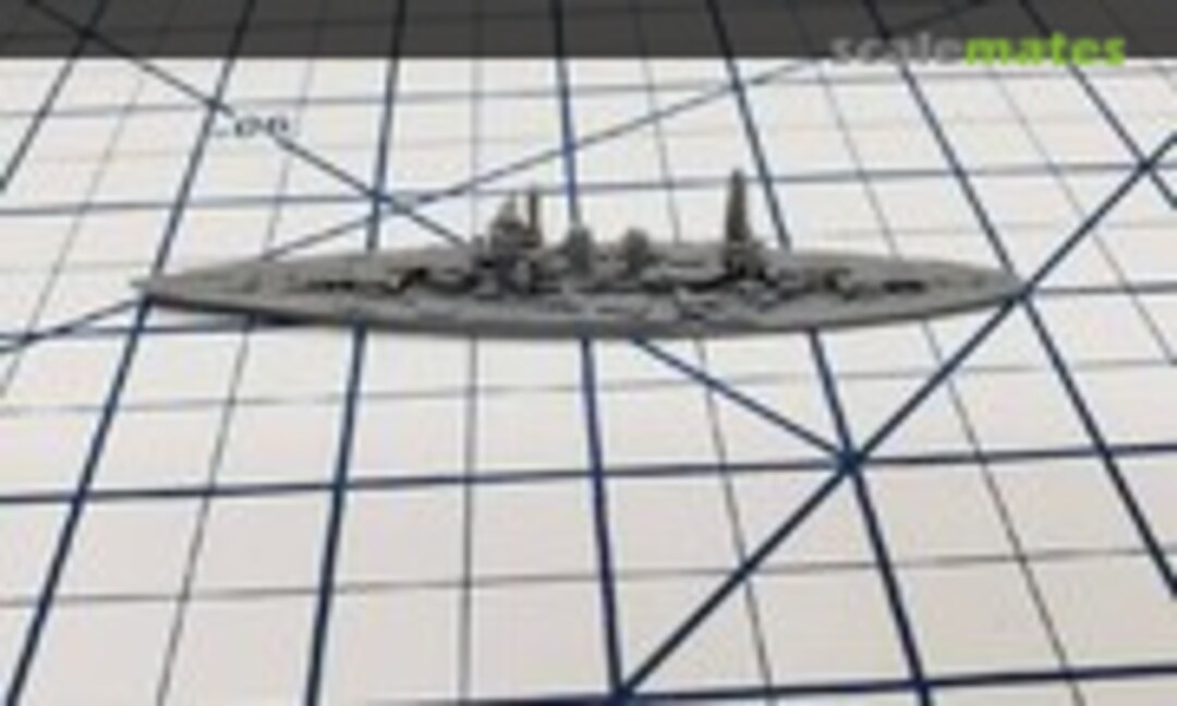 1:1200 Conte di Cavour class Battleship (XP Forge 1200-Conte di Cavour) 1200-Conte di Cavour