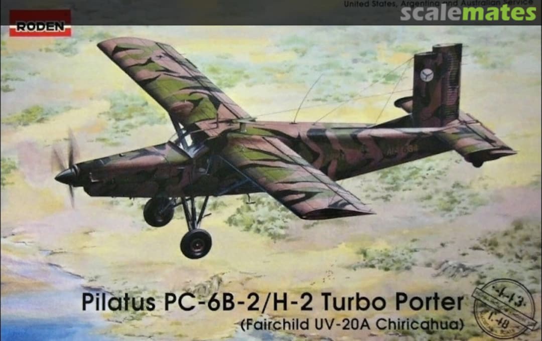 Boxart Pilatus PC-6B-2/H-2 Turbo Porter 443 Roden Boxart Pilatus PC-6B-2/H-2 Turbo Porter 443 Roden