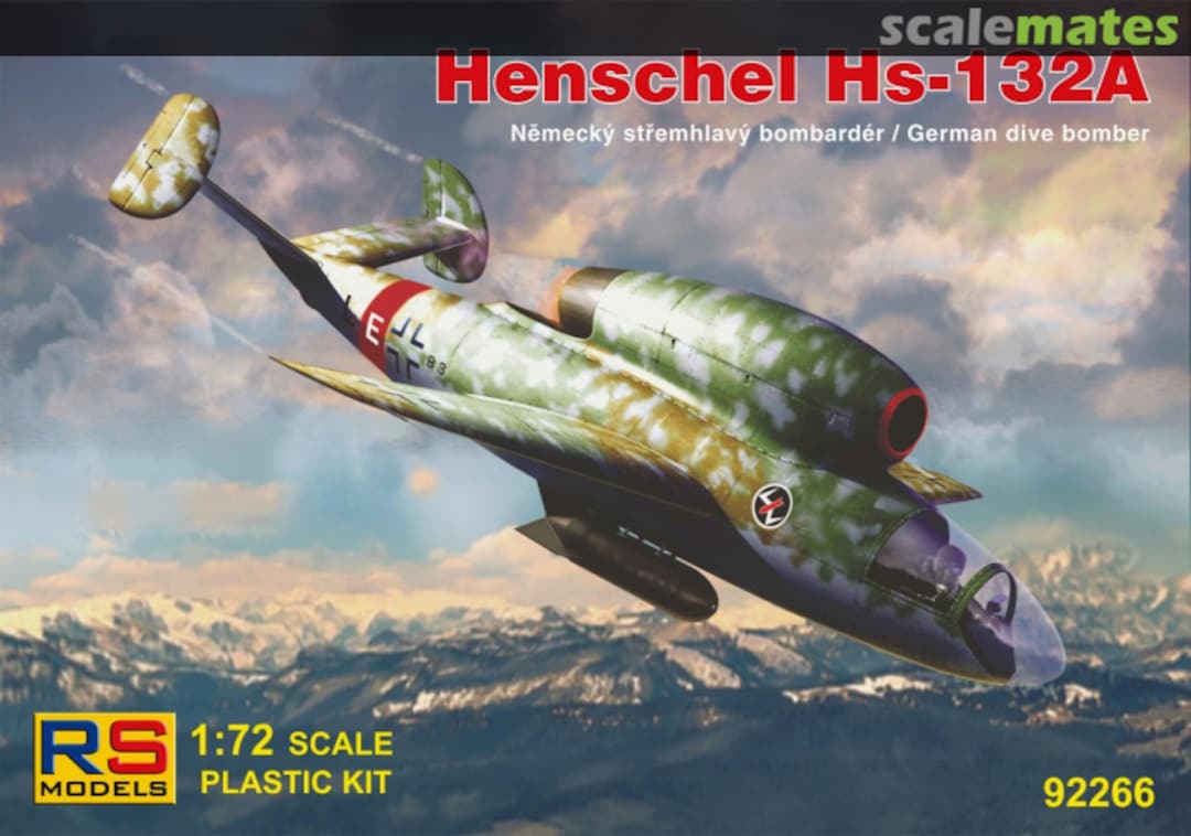 Boxart Henschel Hs-132A 92266 RS Models Boxart Henschel Hs-132A 92266 RS Models