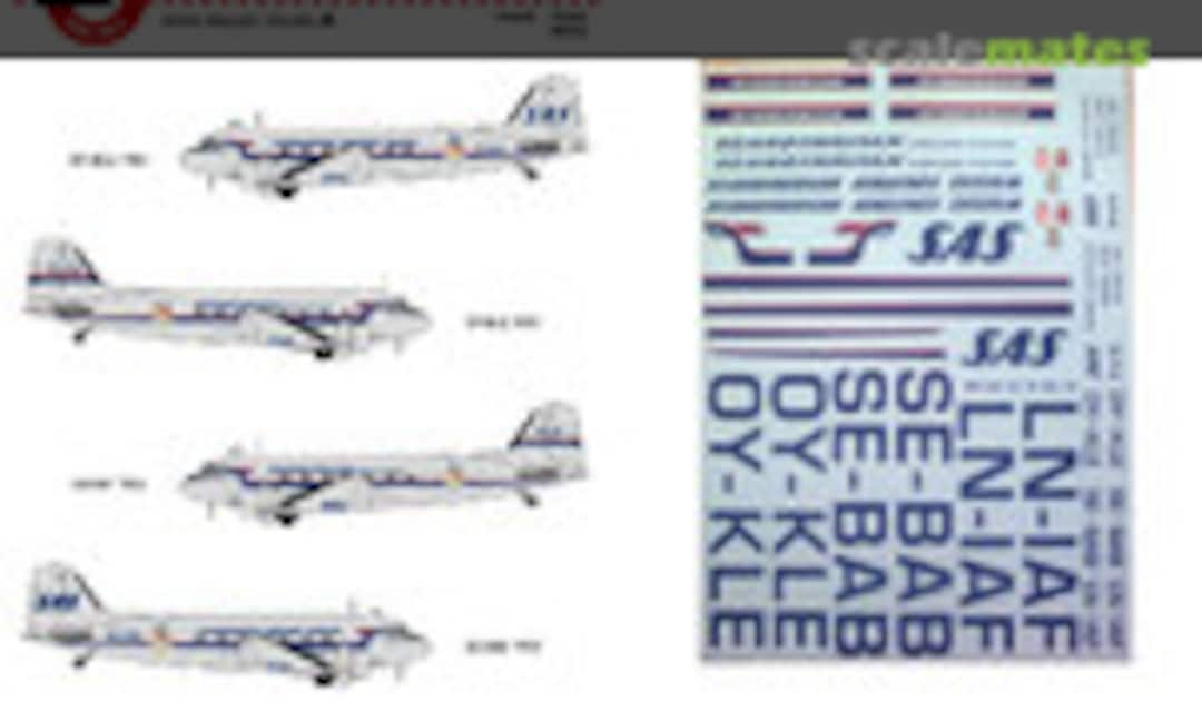 1:48 Douglas DC 3 Dakota, SAS (Stoppel Decals 048302) 048302