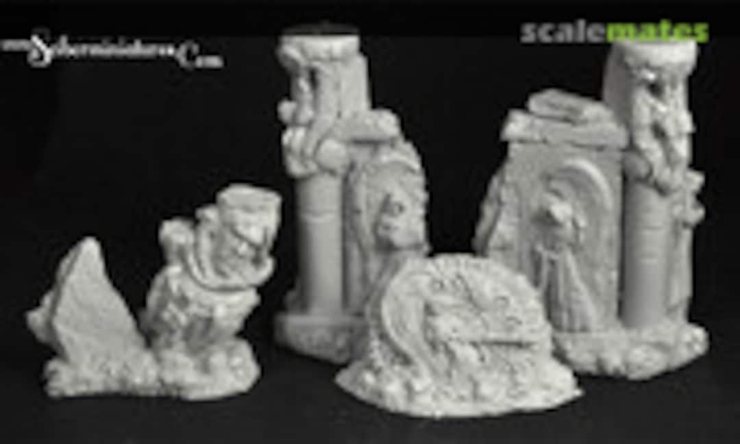 90mm Angels temple ruins terrain (Scibor Monsterous Miniatures TEAT0002) TEAT0002