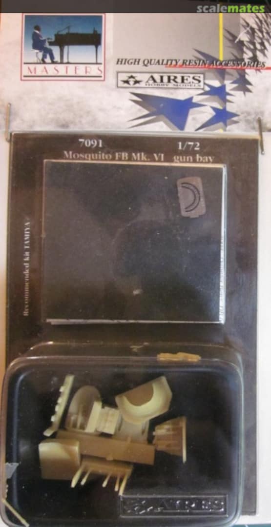Boxart Mosquito FB Mk.VI / NF Mk.II gun bay 7091 Aires Boxart Mosquito FB Mk.VI / NF Mk.II gun bay 7091 Aires