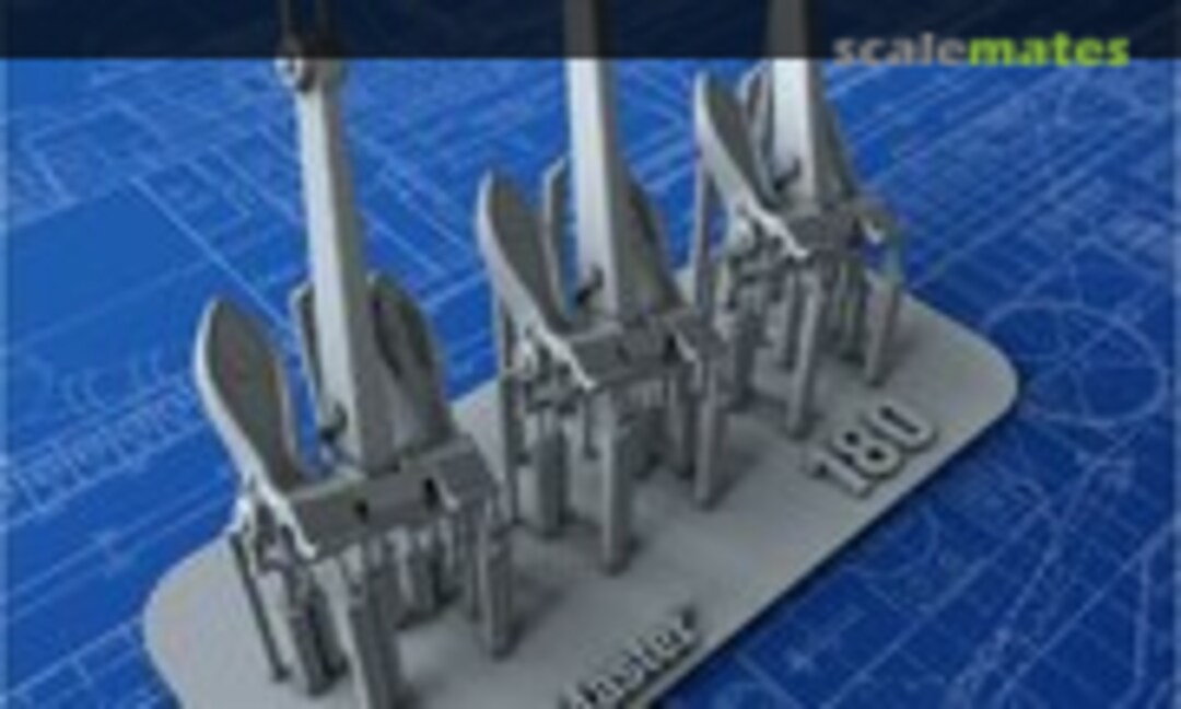 1:350 Byers Stockless 180cwt Anchors (Micro Master MM0522P) MM0522P