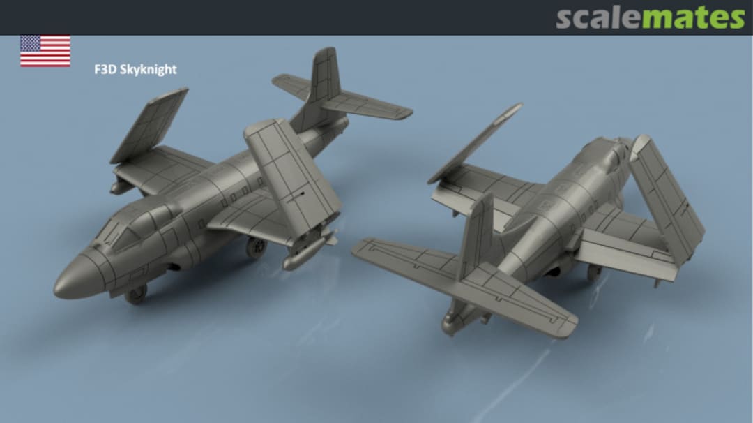 Boxart Douglas F3D Skyknight - folded wings 3D 350 502 L'Arsenal Boxart Douglas F3D Skyknight - folded wings 3D 350 502 L'Arsenal