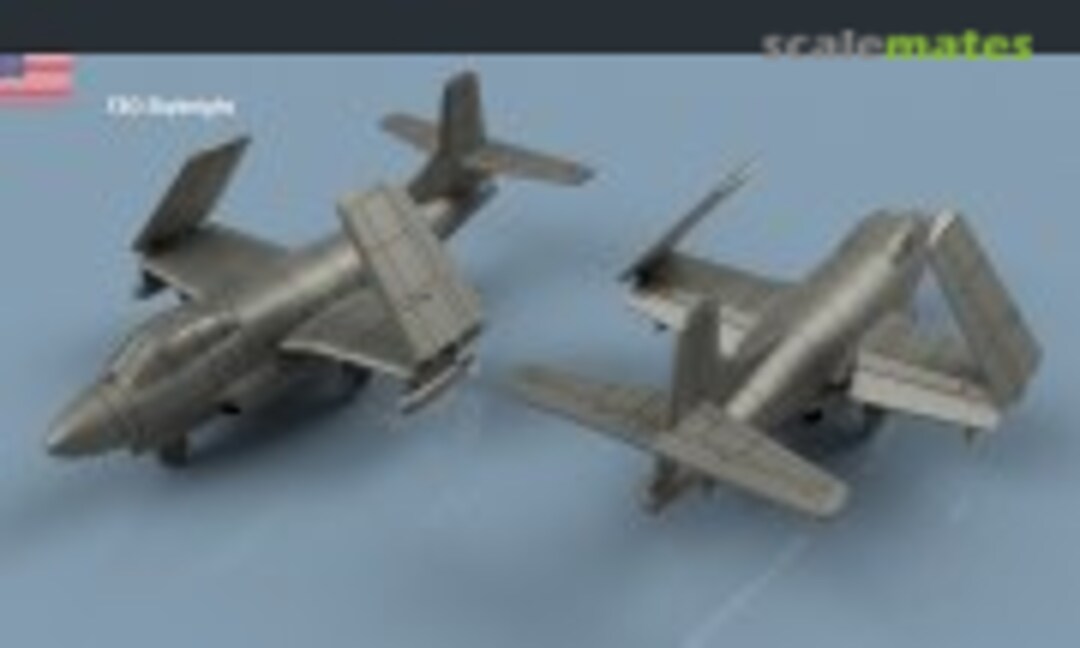 1:350 Douglas F3D Skyknight - folded wings (L'Arsenal 3D 350 502) 3D 350 502