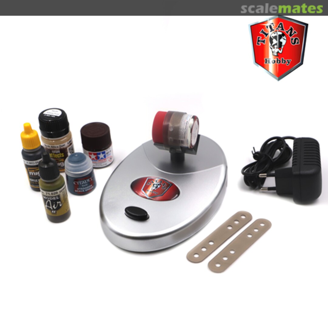 Boxart Electric Paint Shaker compatible with all kind of pots TTH003 Titans Hobby Boxart Electric Paint Shaker compatible with all kind of pots TTH003 Titans Hobby