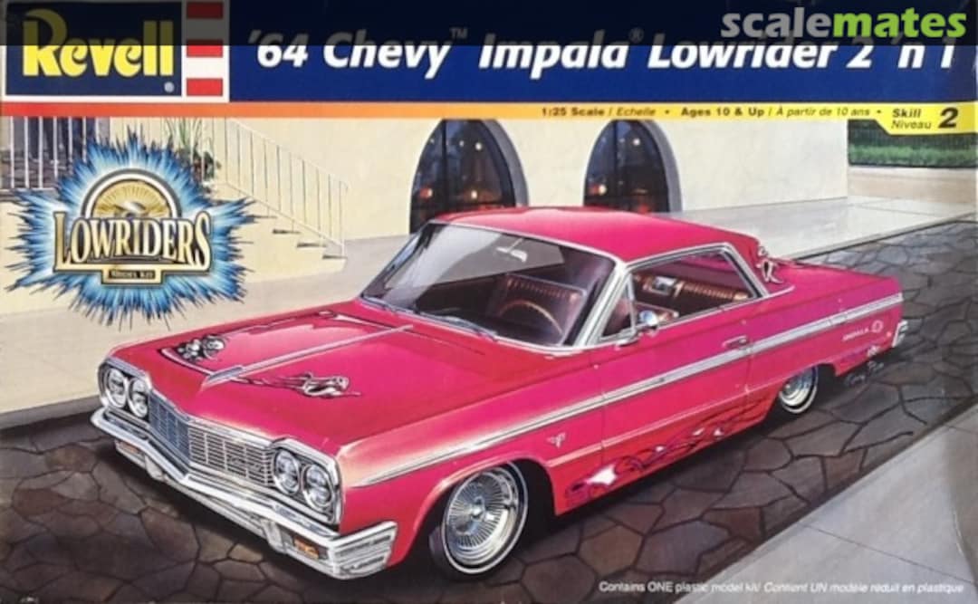 Boxart '64 Chevy Impala Lowrider 2 'n 1 85-2574 Revell Monogram Boxart '64 Chevy Impala Lowrider 2 'n 1 85-2574 Revell Monogram