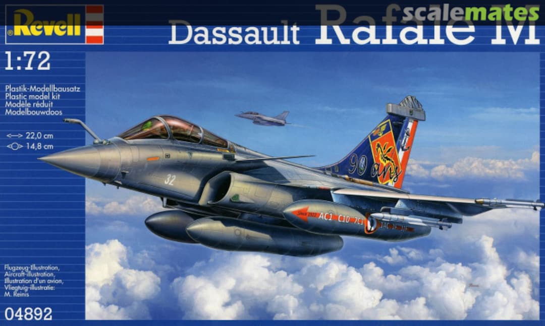 Boxart Dassault Rafale M 04892 Revell Boxart Dassault Rafale M 04892 Revell