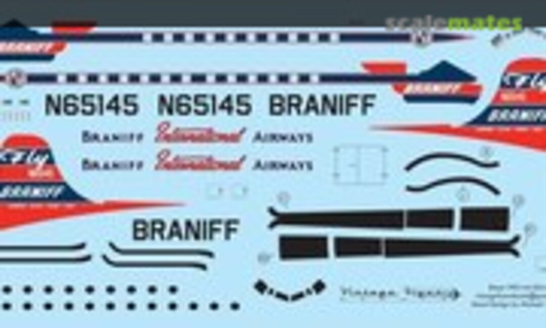1:72 DC-4 Braniff (Vintage Flyer Decals VFD072-054) VFD072-054