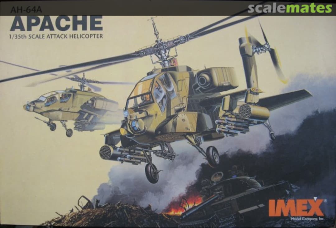 Boxart AH-64 Apache 3501 IMEX Boxart AH-64 Apache 3501 IMEX