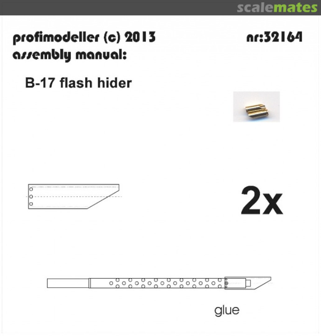 Boxart B-17 flash hider (HK MODEL) 32164 Profimodeller Boxart B-17 flash hider (HK MODEL) 32164 Profimodeller