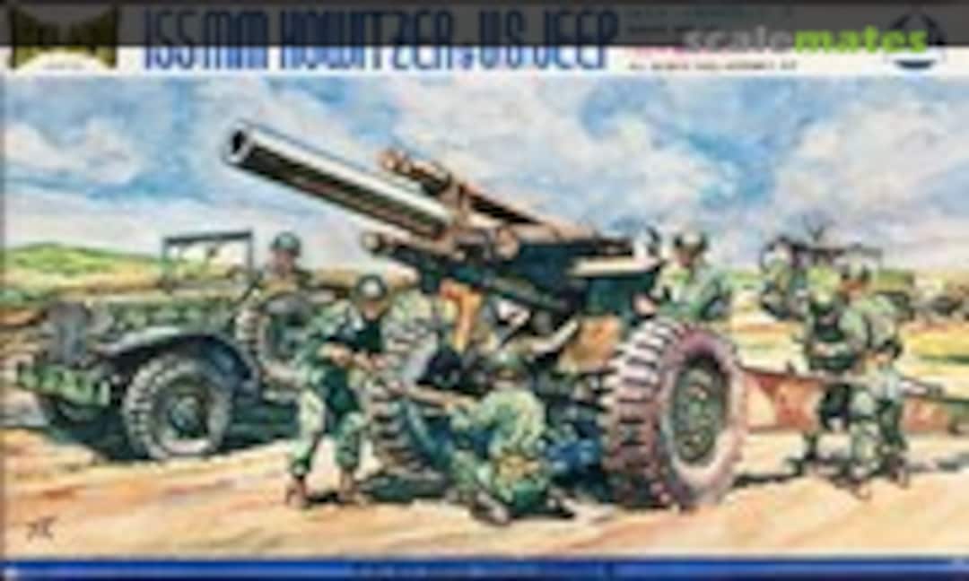 1:87 155mm Howitzer &amp; U.S.Jeep (AHM K-508)