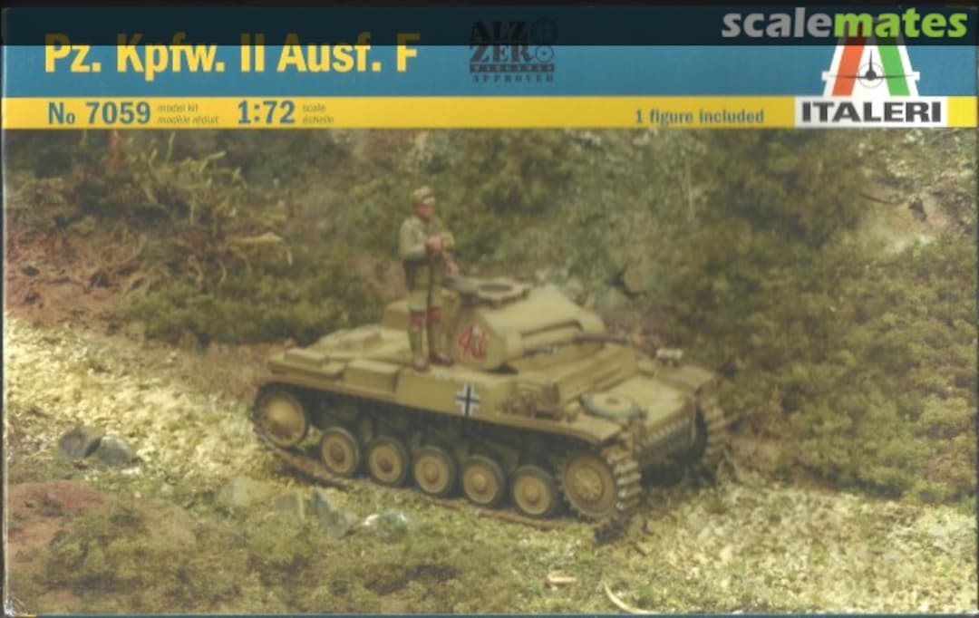 Boxart Pz.Kpfw. II Ausf. F 7059 Italeri Boxart Pz.Kpfw. II Ausf. F 7059 Italeri