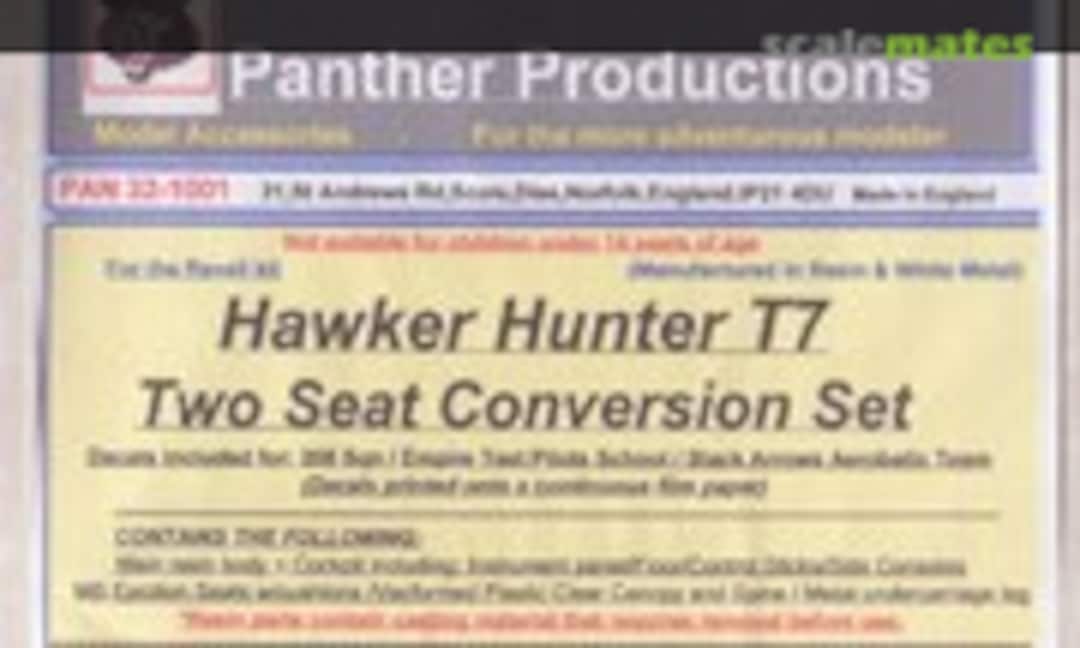 1:32 Hawker Hunter T7 two seat conversion set (Panther Models Constructions PAN 32-1001) PAN 32-1001