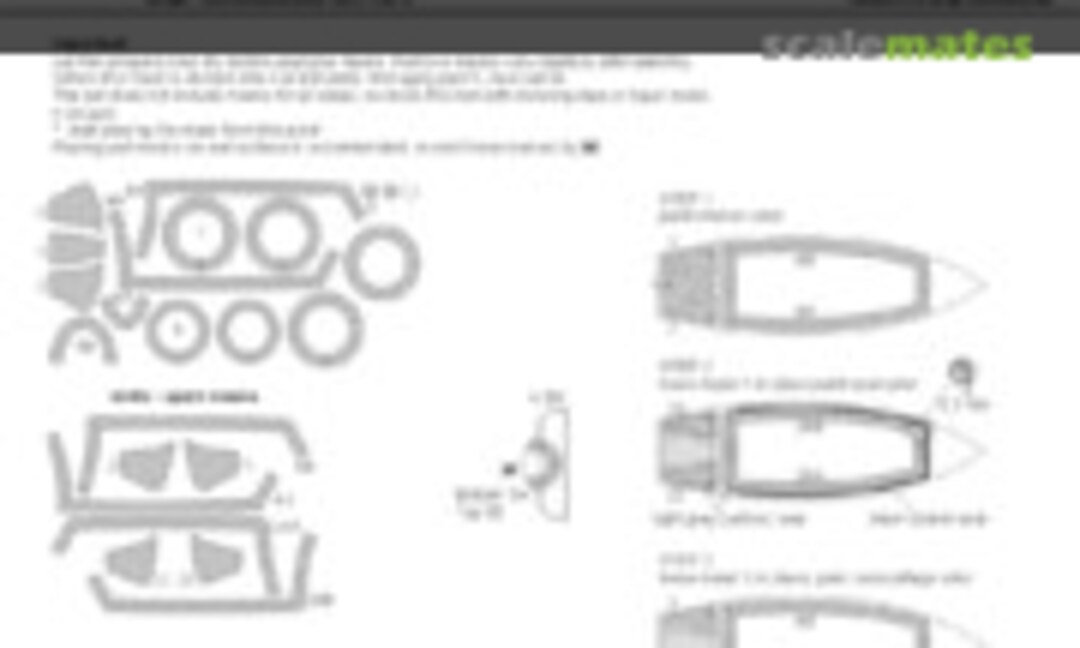 1:48 F-86F-30 Sabre ADVANCED kabuki masks (New Ware NWAM0261) NWAM0261