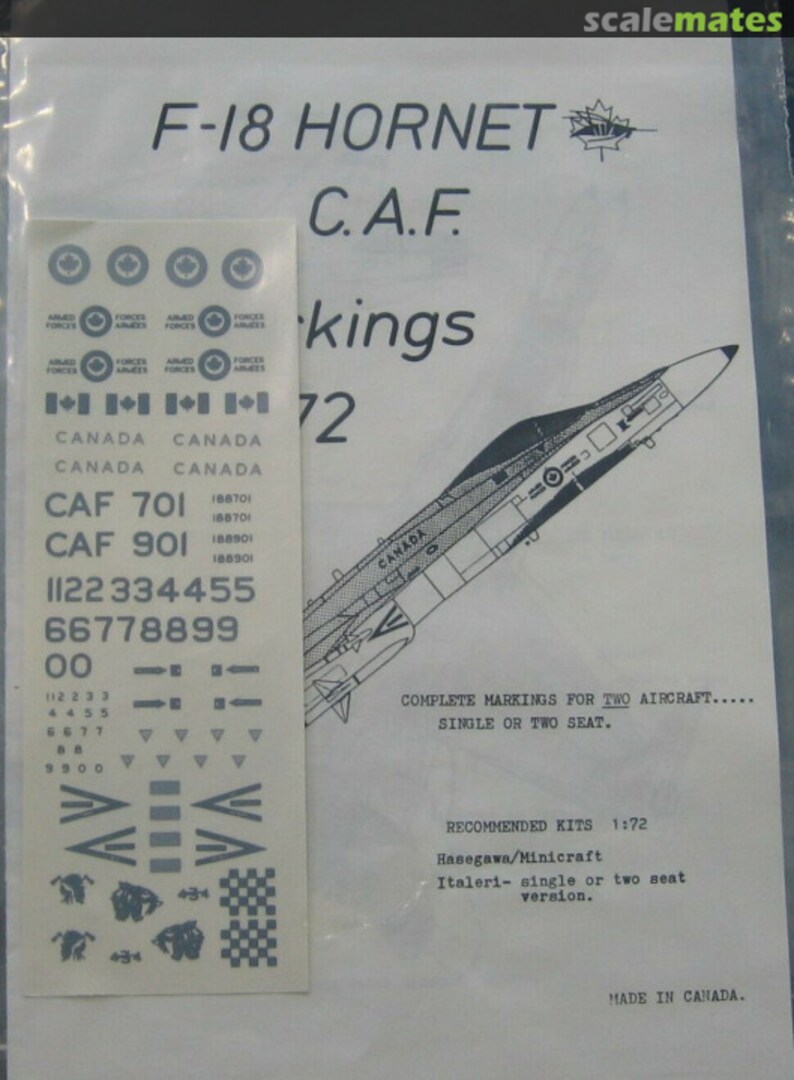 Boxart F-18 Hornet CAF WMB Graphics Boxart F-18 Hornet CAF WMB Graphics