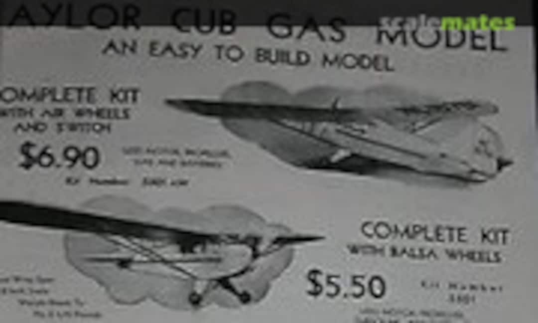 1:10 Taylor Cub (Peerless Model Airplane Company AA 5501) AA 5501