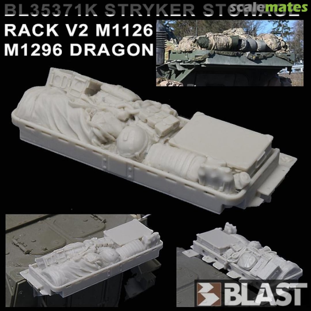 Boxart BL35371K - STRYKER STOWAGE RACK V2 - M1126-M1296 DRAGOON BL35371K Blast Models Boxart BL35371K - STRYKER STOWAGE RACK V2 - M1126-M1296 DRAGOON BL35371K Blast Models
