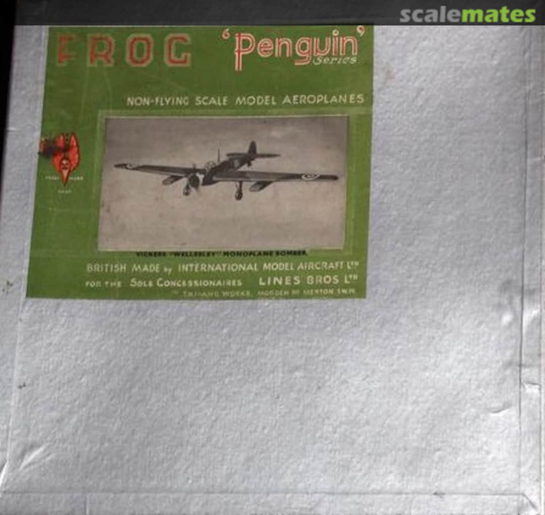 Boxart The Vickers Wellesley FROG Penguin Boxart The Vickers Wellesley FROG Penguin