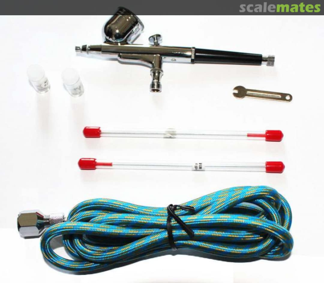 Boxart ABEST Dual action AirBrush 0.2+0.3+0.5mm 7cc AB130K2 Abest Boxart ABEST Dual action AirBrush 0.2+0.3+0.5mm 7cc AB130K2 Abest