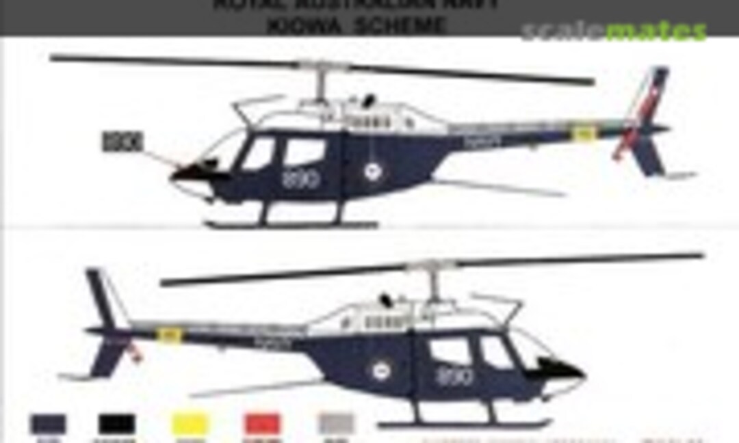 1:72 RAN, Bell OH-58A Kiowa (Hawkeye Models RAN-11) RAN-11