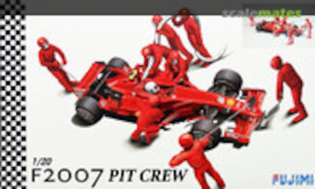 1:20 F2007 Brazil GP 2007 with Pit Crew (Fujimi 09082) 09082