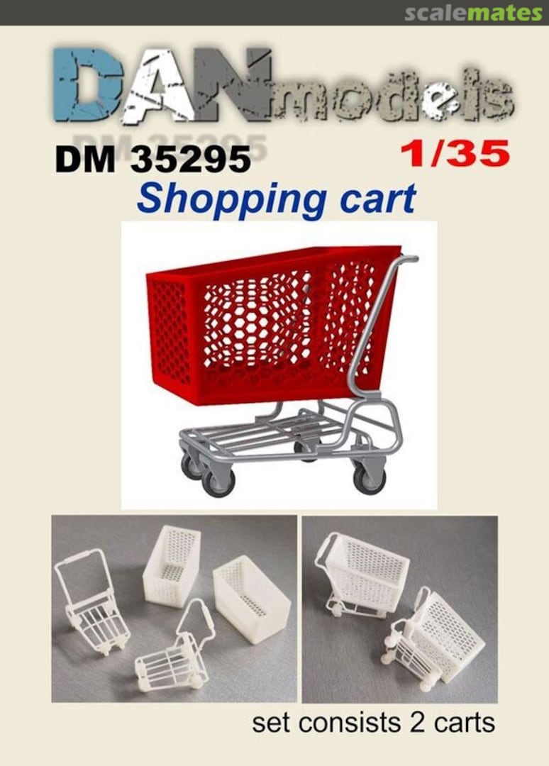 Boxart Shopping cart (2 pcs) DM35295 DANmodels Boxart Shopping cart (2 pcs) DM35295 DANmodels
