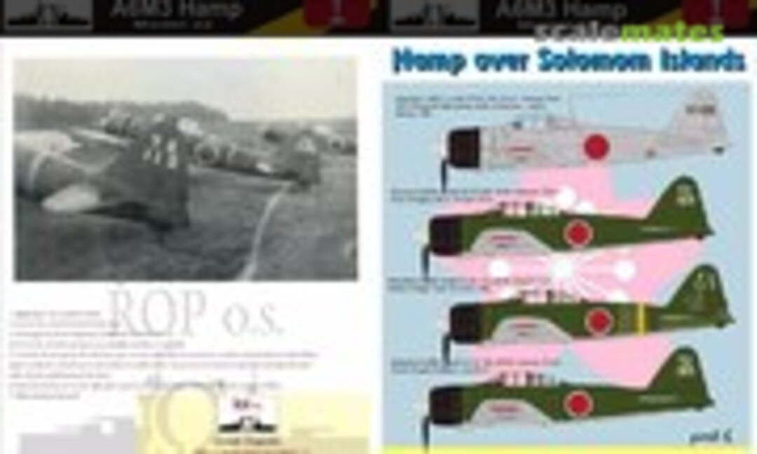 1:72 MITSUBISHI A6M3 HAMP MODEL 32 - HAMP OVER SOLOMON ISLANDS (ROP o.s. MNFDL72011) MNFDL72011